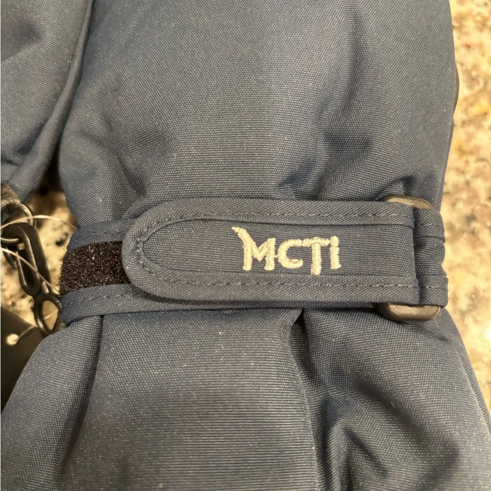 MCTI Teen Navy‎ Ski Snow Winter Mittens Gloves size S Unisex